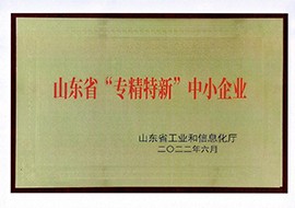 山東省“專(zhuān)精特新”中小企業(yè)